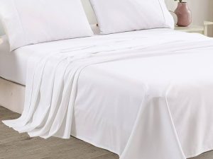 Bedsheets Plain – White Color